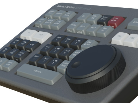 Blackmagic Speed editor 3D Model