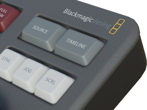 Blackmagic Speed editor 3D Model