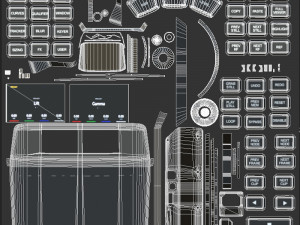 Davinci Resolve Mini Panel 3D Model