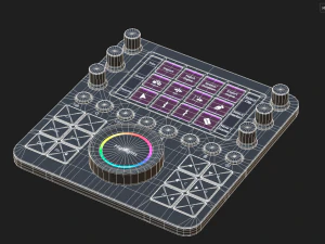 Ferramenta criativa Loupedeck Modelo 3D