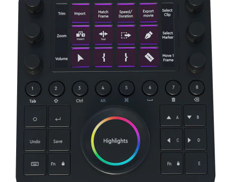 Ferramenta criativa Loupedeck Modelo 3D