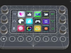 Razer Stream Controller Modello 3D