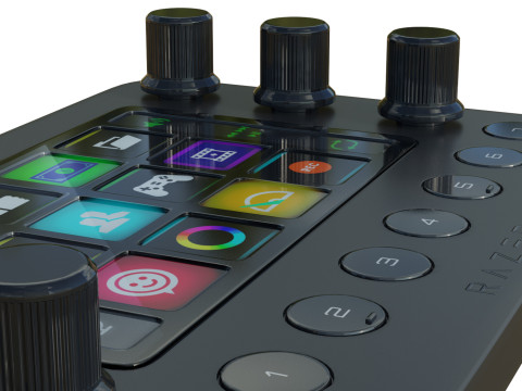Razer Stream Controller Modello 3D