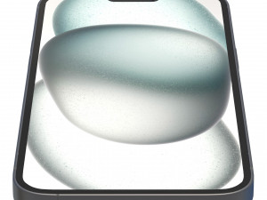 Apple iPhone 15 black Modello 3D