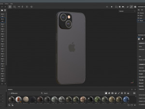 Apple iPhone 15 black Modello 3D