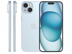 Apple iPhone 15 blue 3D Model