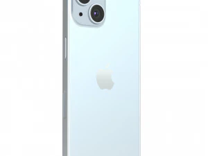 Apple iPhone 15 blue 3D Model