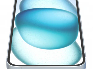Apple iPhone 15 blue 3D Model