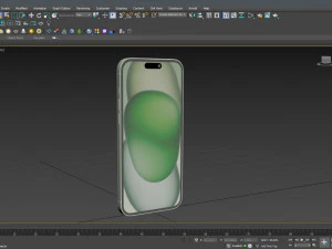 Apple iPhone 15 verde Modello 3D