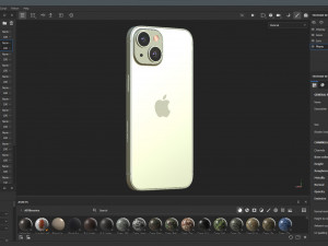 Apple iPhone 15 green 3D 模型