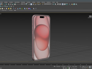 Apple iPhone 15 pink 3D Model