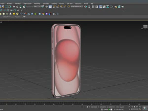Apple iPhone 15 pink 3D Model