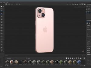 Apple iPhone 15 pink 3D Model