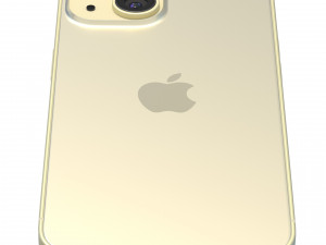 Apple iPhone 15 yellow Modèle 3D