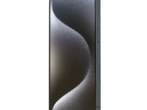 Apple iPhone 15 Pro Black Titanium Modello 3D