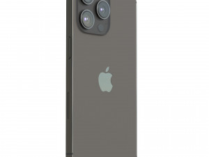 Apple iPhone 15 Pro Black Titanium Modello 3D