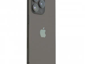 Apple iPhone 15 Pro Black Titanium 3D Model