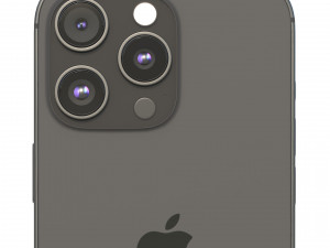 Apple iPhone 15 Pro Black Titanium Modello 3D