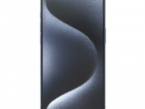 Apple iPhone 15 Pro Blue Titanium Modello 3D
