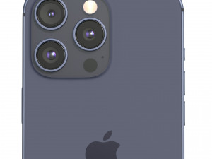 Apple iPhone 15 Pro Blue Titanium Modello 3D