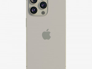 Apple iPhone 15 Pro Natural Titanium Modelo 3D