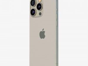 Apple iPhone 15 Pro Natural Titanium Modelo 3D