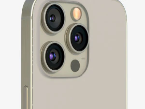 Apple iPhone 15 Pro Natural Titanium 3D Model