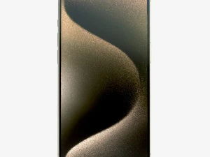 Apple iPhone 15 Pro Natural Titanium 3D Model