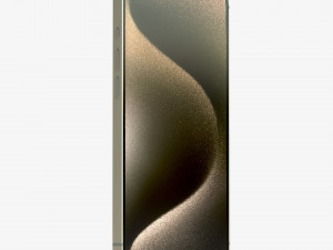 Apple iPhone 15 Pro Natural Titanium Modelo 3D