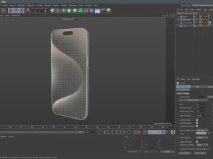Apple iPhone 15 Pro Natural Titanium 3D Model