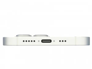 Apple iPhone 15 Pro White Titanium 3D Model