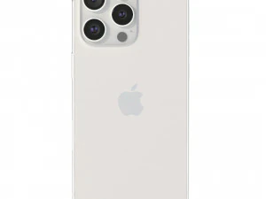 Apple iPhone 15 Pro White Titanium 3D Model