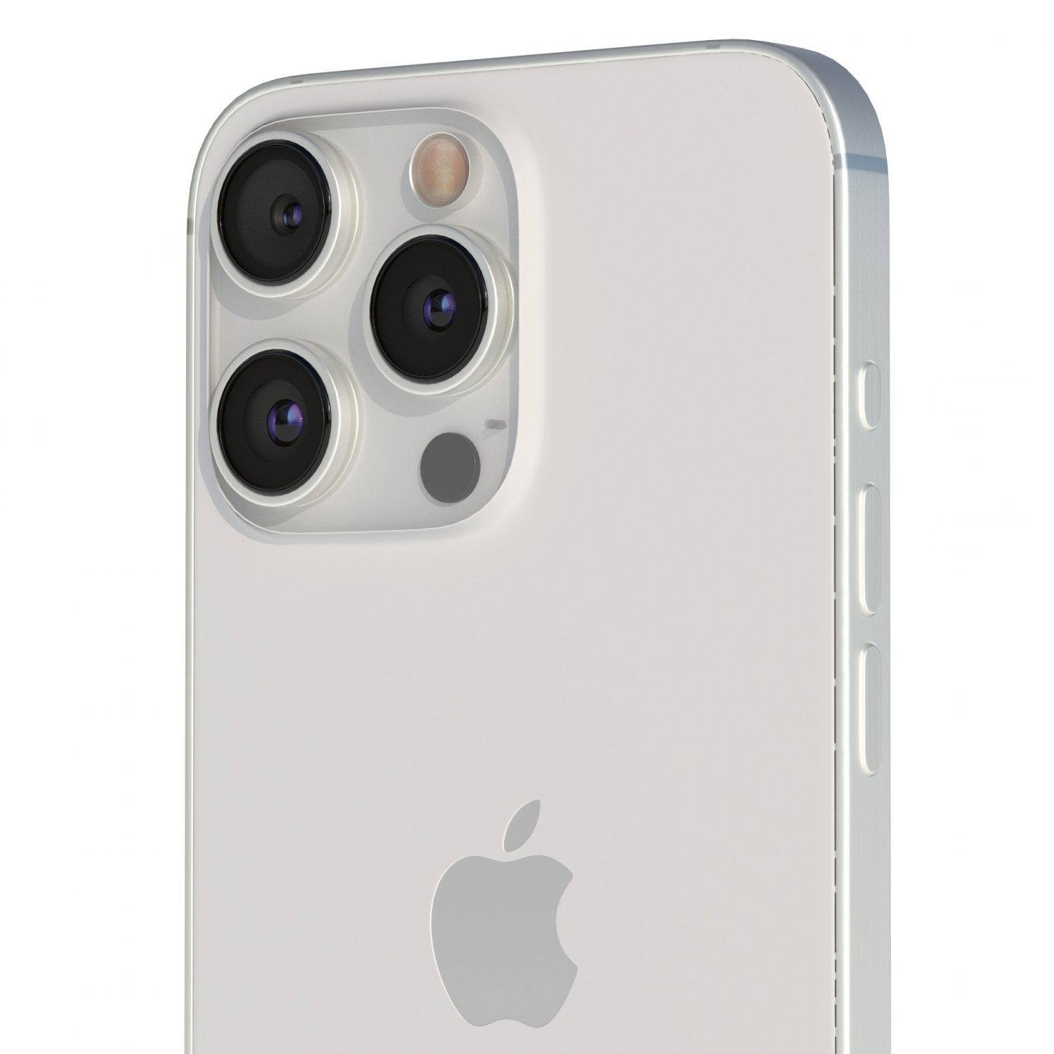 360 view of Apple iPhone 15 Pro Max White Titanium 3D model - 3DModels store