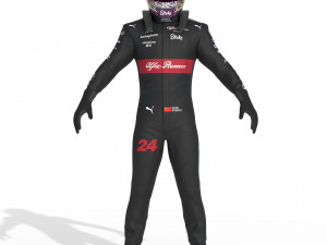 F1 Alfa Romeo Suit 2023 Model 3D