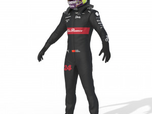 F1 Alfa Romeo Suit 2023 Model 3D
