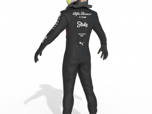 F1 Alfa Romeo Suit 2023 Model 3D