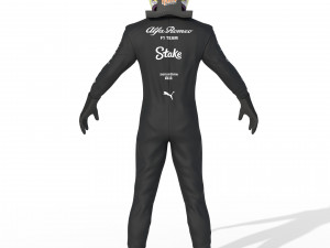 F1 Alfa Romeo Suit 2023 Model 3D