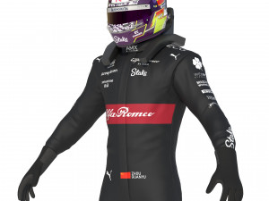 F1 Alfa Romeo Suit 2023 Model 3D