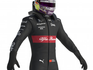 F1 Alfa Romeo Suit 2023 Model 3D