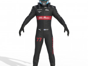 F1 Alfa Romeo Suit 2023 Model 3D