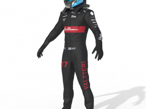 F1 Alfa Romeo Suit 2023 Model 3D