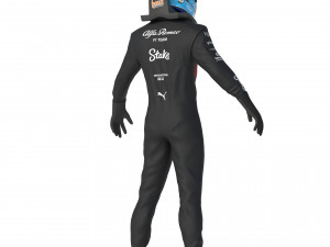 F1 Alfa Romeo Suit 2023 Model 3D