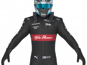 F1 Alfa Romeo Suit 2023 Model 3D