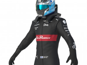 F1 Alfa Romeo Suit 2023 Model 3D