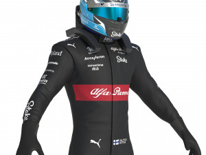 F1 Alfa Romeo Suit 2023 Model 3D