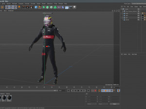 F1 Alfa Romeo Suit 2023 Model 3D