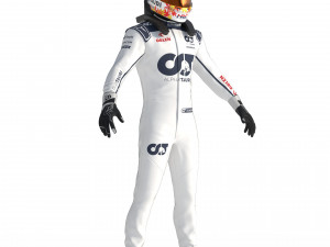 F1 Alpha Tauri Suit 2023 3D Модель