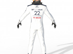 F1 Alpha Tauri Suit 2023 3D Модель