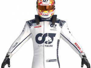 F1 Alpha Tauri Suit 2023 3D Модель