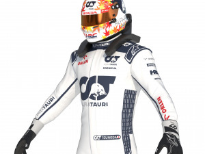 F1 Alpha Tauri Suit 2023 3D Модель